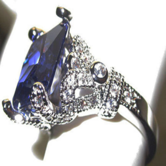 NWT ring desperate housewives tanzanite cz gold - Picture 3 of 4